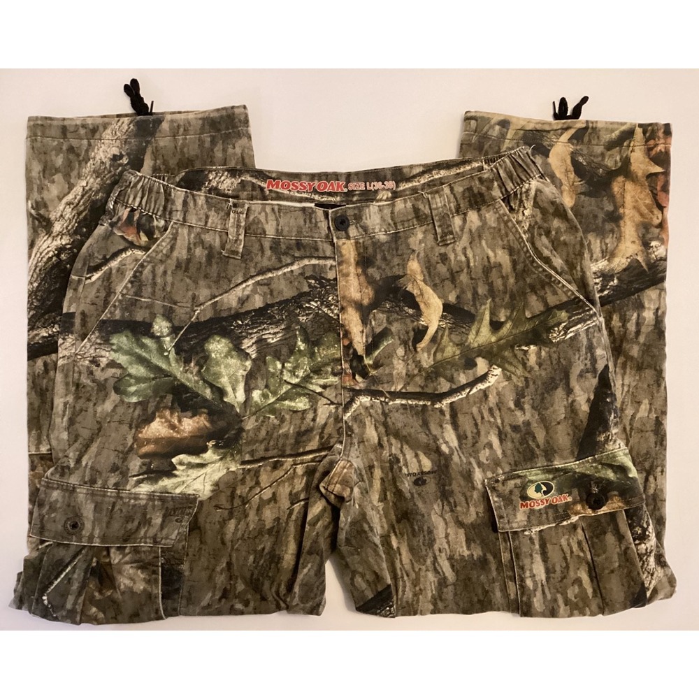 Mossy Oak Hunting Cargo Pant Men's Size Large 36-38 Stretch Waist